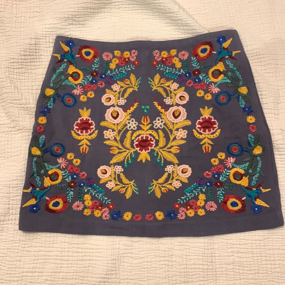 Altar’d State Embroidered Skirt size Med